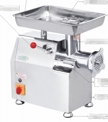 Moulin à viande électrique 900W en acier inoxydable