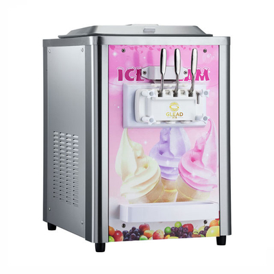 1Unité de réfrigération industrielle de 0,7 kW pour 2x5,8L Hopper 12-18 kg/h Taux de production 220-240V Voltage