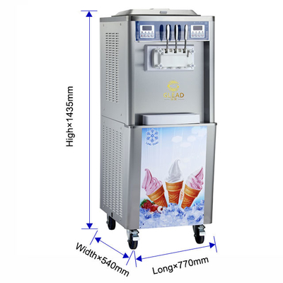 Équipement de réfrigération industriel avec réfrigérant R404A 2x2.1L réservoir de congélation et 2x1.6kW de puissance nominale