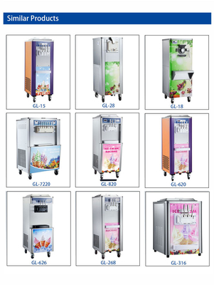 Équipement de réfrigération industriel avec réfrigérant R404A 2x2.1L réservoir de congélation et 2x1.6kW de puissance nominale