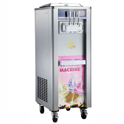 Conservation nocturne machine à glaces industrielles à pâte molle 360-460 tasses/h 22-28 kg/h