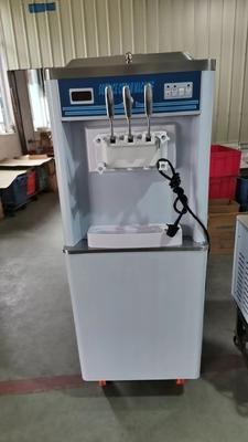 Production machine à glaces molles avec R404A réfrigérant 2x5.8L Hopper et capacité de pré-refroidissement