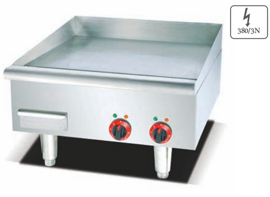 Grille électrique en argent de 220-240V 50 Hz avec une plage de température de 0°C à 100°C