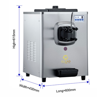 Produit 6-8 kg/h Equipement de réfrigération industriel avec fonction supplémentaire Crème glacée