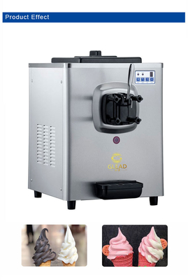 100-150 tasses/heure Fabricant de crème glacée avec 5L Hopper 1,6L réservoir de congélation et R134A/R404A réfrigérant