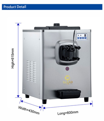 Équipement de refroidissement industriel avec une puissance nominale de 700 W, une puissance de 100 à 150 tasses/h et une fonction de pré-refroidissement.