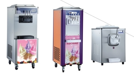 Machine à glaces douces 6-8 kg/h Production 5L Hopper pour le pré-refroidissement et la conservation de nuit