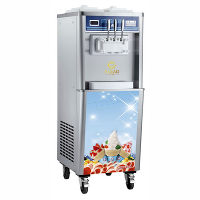 2.6kW machine à glaces douces avec 2x5.8L/2x10L Hopper 2x1.8L2x2.1L réservoir de congélation 220-240V Voltage