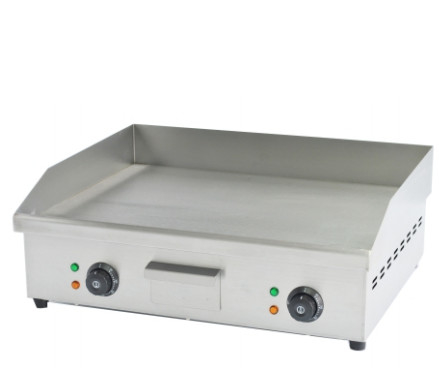 Grill électrique en acier inoxydable cuit divers aliments à 0 ° C ~ 100 ° C Plage de température pour la cuisine du restaurant