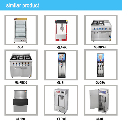 150 kg de cuisinière à gaz pour cuisines commerciales