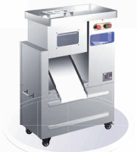 Coupeuse de viande en acier inoxydable avec une puissance de 0,75 kW et une lame de coupe de 3,5 à 5 mm