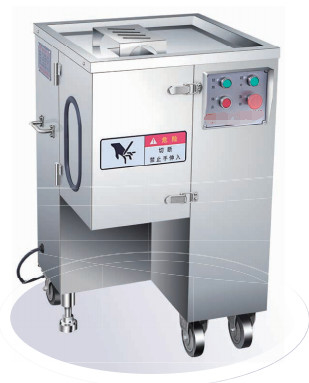 Machine de transformation de viande en acier inoxydable électrique de 0,75 kW Couteau amovible