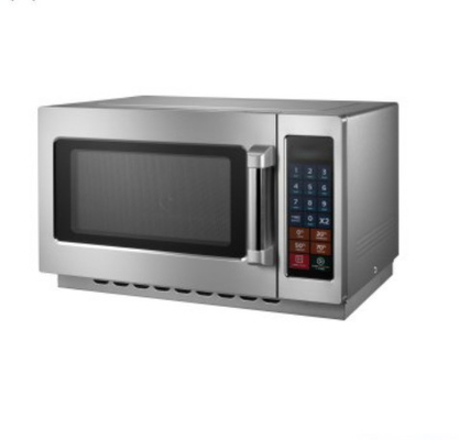 Cuisine en noir et blanc Cuisinière à micro-ondes avec une plage de température de 0 à 200 °C