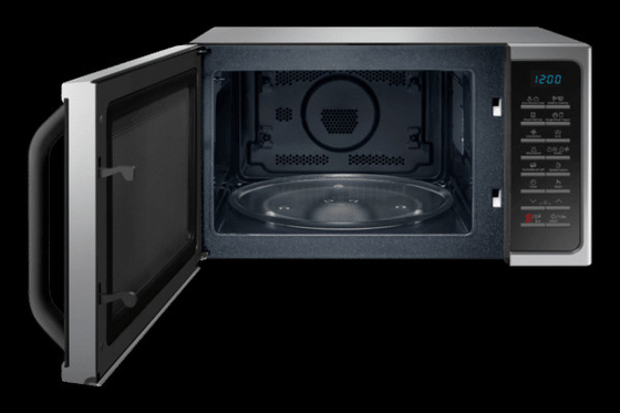 Cuisinier à micro-ondes en acier inoxydable de capacité 25L avec commande tactile à membrane