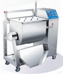 Processeur de viande électrique en acier inoxydable avec 200L Hopper 380V Voltage 2.38KW Power Filling Mixer