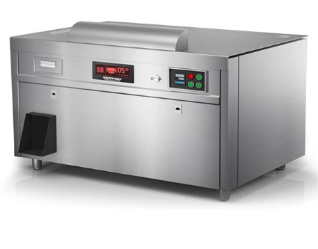 Équipement de cuisson à gaz avec une plage de température de 0,00 à 200 °C