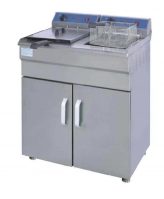 Friteuse électrique en acier inoxydable 220-240V 0-300°C Température pour cuisson de restaurant