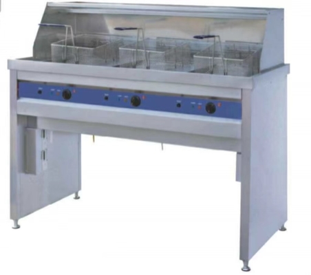 Friteuse électrique en acier inoxydable avec 220-240V de tension pour frire les aliments à 0.C ~ 300.C