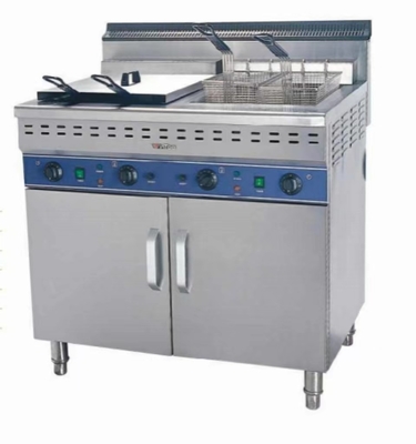 Friteuse électrique en acier inoxydable avec 220-240V de tension pour frire les aliments à 0.C ~ 300.C