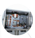 Coupeuse de légumes électrique en acier inoxydable 304 380V Equipement d'affichage numérique 170mm à travers le coupe-végétaux