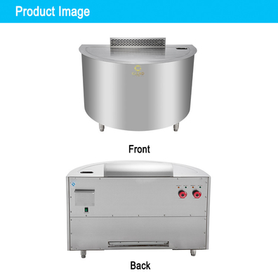 130 kg de gaz japonais arc Teppanyaki équipement hôtelier en acier inoxydable supérieur pour les cuisines commerciales