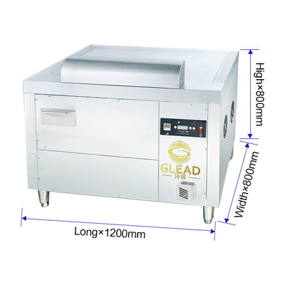 L'équipement de l'hôtel commercial japonais Arc de gaz Teppanyaki SS304 avec GPL/gaz naturel 130KG N.W.