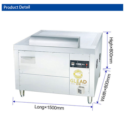 L'équipement de l'hôtel commercial japonais Arc de gaz Teppanyaki SS304 avec GPL/gaz naturel 130KG N.W.