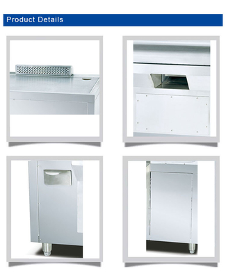 L'équipement de l'hôtel commercial japonais Arc de gaz Teppanyaki SS304 avec GPL/gaz naturel 130KG N.W.