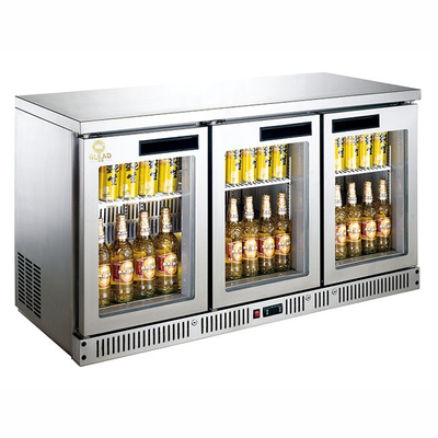 Réfrigérateur refroidi à l'air à bar de 180L ventilateur de refroidissement R134a réfrigérant pour hôtel et restaurant