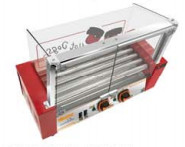 240V/50HZ machine à griller hot dog avec 5/7/9 rouleaux contrôle indépendant de la température pour un gril parfaitement chaud