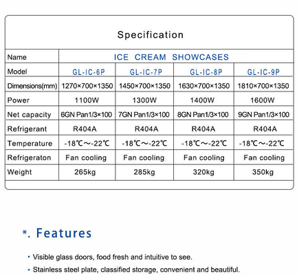Machine à glace commerciale hôtelière avec une grande capacité nette de 6*1/3*100
