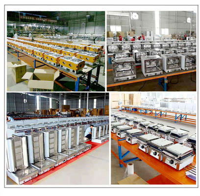 6 plateaux 1/3 taille de la casserole 100L hôtel commercial machine à glace ventilateur refroidissement 1100W puissance