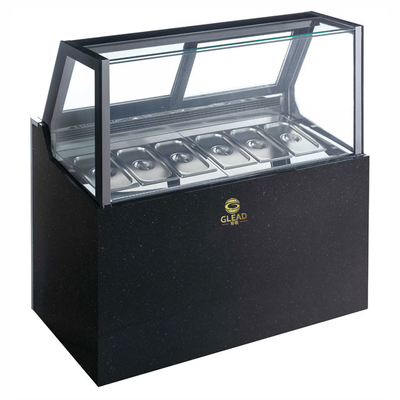 Hôtel congélateur de crème glacée R404a réfrigérant 1100W Capacité -18~-22.C Température