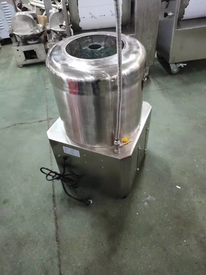 Pelleuse à pommes de terre en acier inoxydable 400 kg/h Capacité 1,5 kW Puissance pour les hôtels et les restaurants