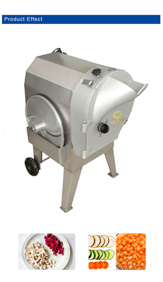 Coupeuse de légumes en acier inoxydable de capacité 1000 kg/h avec conception sanitaire sûre