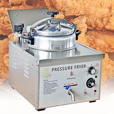 Cuisinière à poulet frit de 16L électrique pour cuisiner dans les hôtels commerciaux