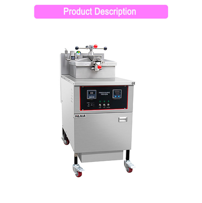 Hôtels commerciaux Friteuse électrique thermique à poulet avec filtre à huile 13,5 kW Puissance 25L Capacité pour les hôtels et