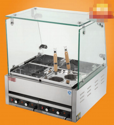 Équipement de cuisine de restaurant japonais en acier inoxydable 4 / 6 / 8 boîtes chauffage électrique 220V