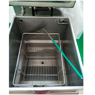 Panneau mécanique Friteuse à gaz 0,48 kg/h Consommation de gaz 160 KKg Machine à frire au poulet