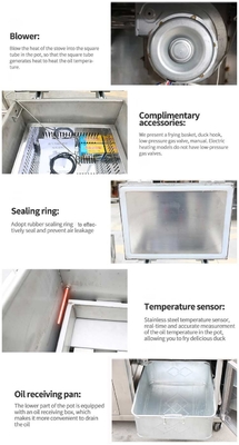 Équipement de cuisson commercial à gaz à haute efficacité de 30 L avec double usage