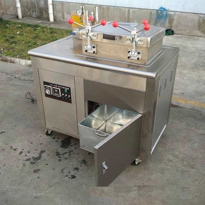 120 KKg Panneau mécanique à double usage Pressure Cuisinière à canard explosée Pour équipement hôtelier commercial
