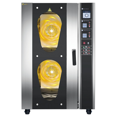 Régulation numérique de la température Forneau de boulangerie commercial Forneau de convection à grande capacité pour boulangeries