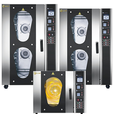 Régulation numérique de la température Forneau de boulangerie commercial Forneau de convection à grande capacité pour boulangeries