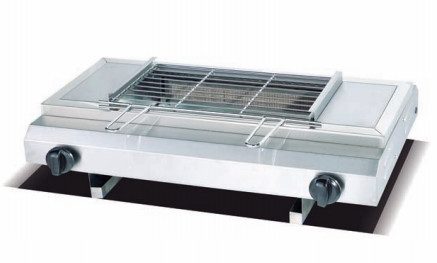 Un four de barbecue électrique ou à gaz sans fumée avec conception et technologie