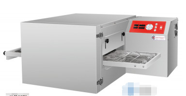 Réchauffement du four de cuisson commercial pour la cuisson de la pizza avec une source d'énergie électrique ou gazeuse