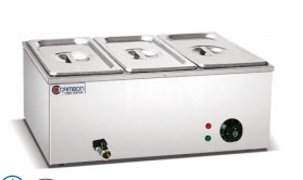 2 réservoirs pour la transformation des aliments électrique Bain Marie avec technologie et matériaux de pointe