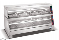 40 kg N.W et 1,8 kW La combinaison parfaite pour la vitrine de réchauffement des aliments