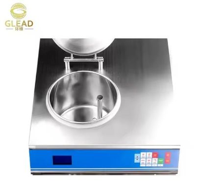Machine à glaces en acier inoxydable à roues