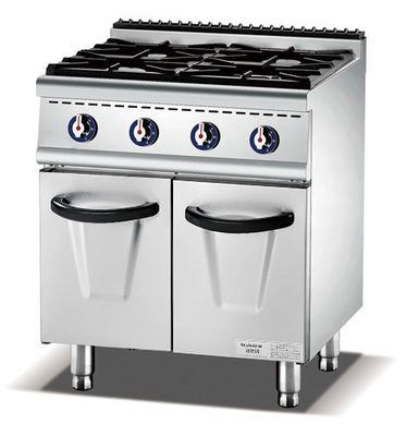 Équipement de cuisine de restauration rapide pour la cuisson polyvalente varie en fonction du type de gamme Nombre de brûleurs