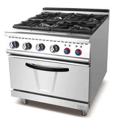Équipement de cuisine de restauration rapide pour la cuisson polyvalente varie en fonction du type de gamme Nombre de brûleurs